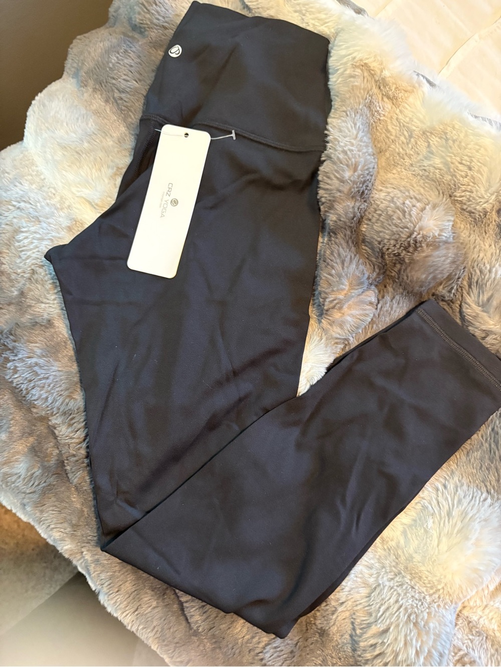 Crz Active High-Rise Black Leggings